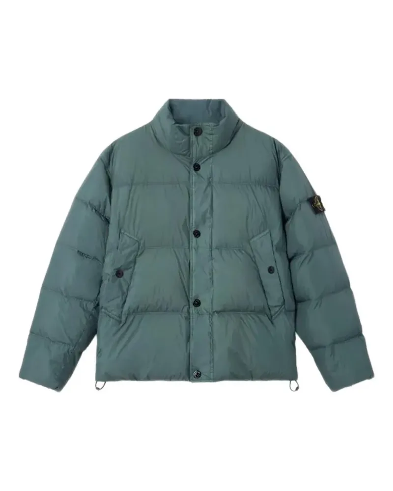 Stone Island 4100109 crinkle Reps NY jacket - Grün Grün