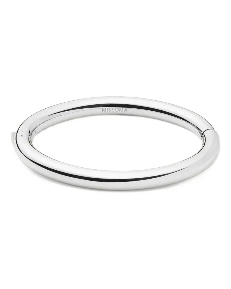Missoma chunky hinged bangle - Silber Silber
