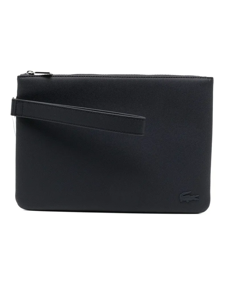 Lacoste Clutch mit Logo-Prägung - Blau Blau