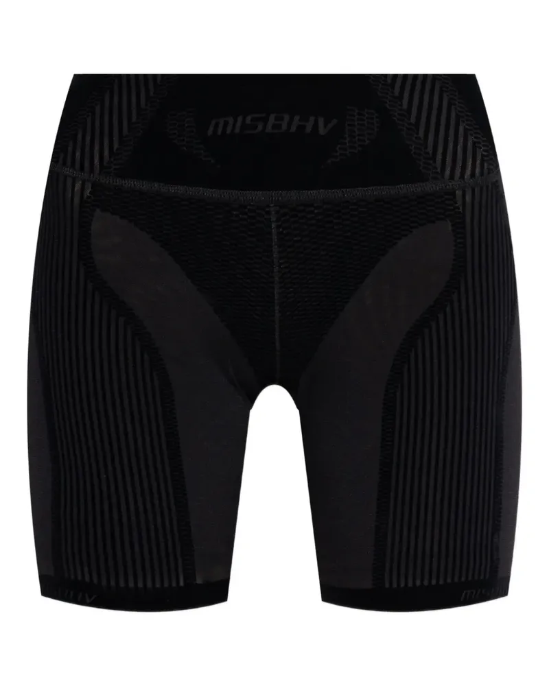 MISBHV Shorts im Stretch-Design - Schwarz Schwarz