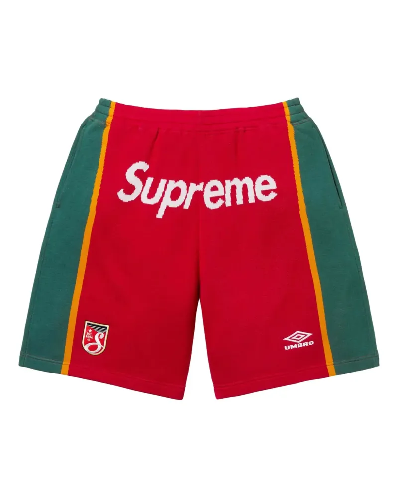 Supreme Being x Umbro® Knit Soccer "SS25 - Red" Shorts - Rot Rot