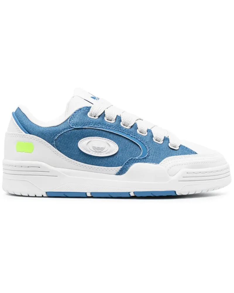 adidas Canvas-Sneakers mit Logo - Blau Blau