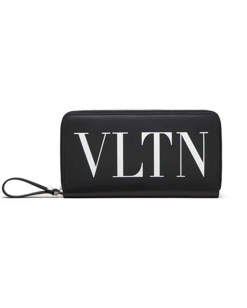 Valentino Garavani VLTN Portemonnaie - Schwarz Schwarz