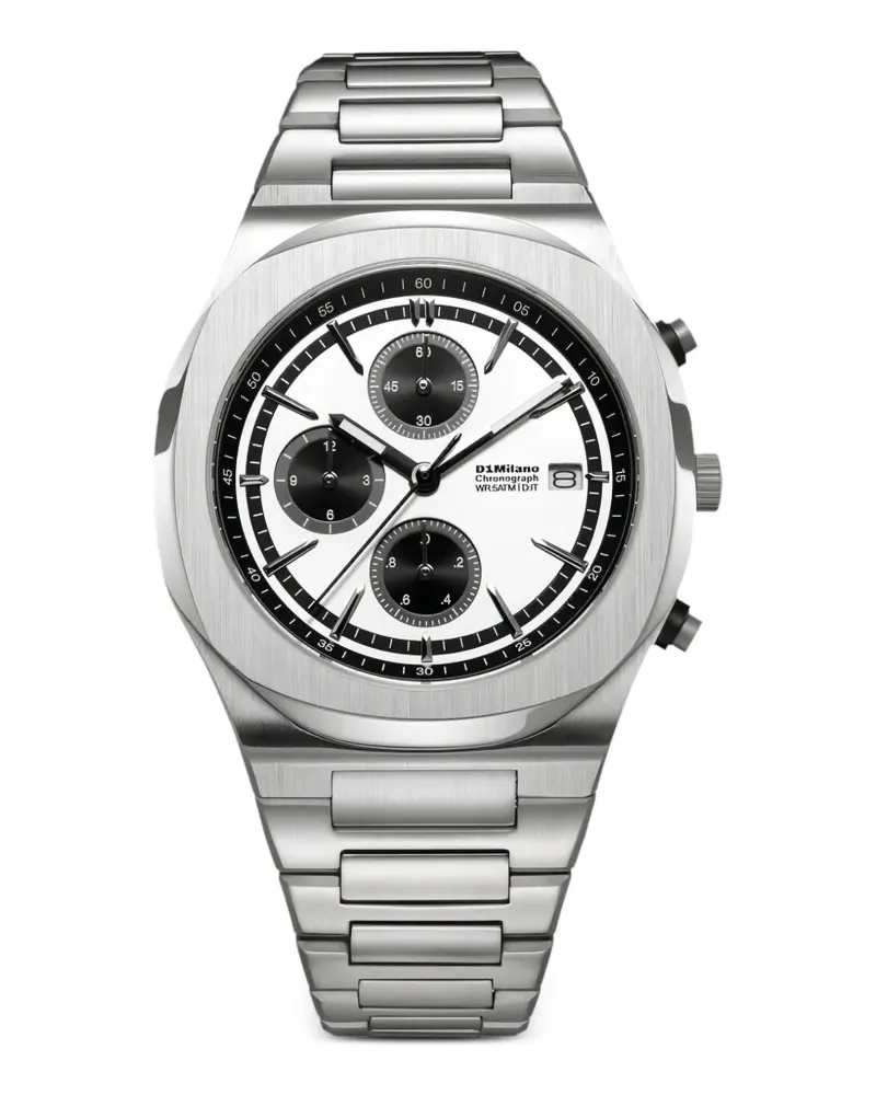 D1 Milano Chronograph 39mm - Weiß Weiß