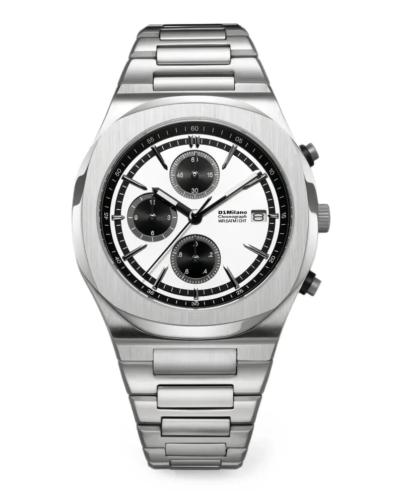D1 Milano Chronograph 39mm - Weiß Weiß