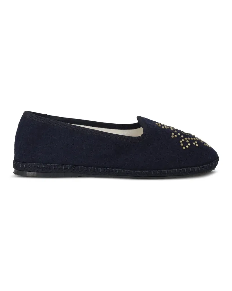 Fortela Frutate Friulane brushed finish slippers - Blau Blau