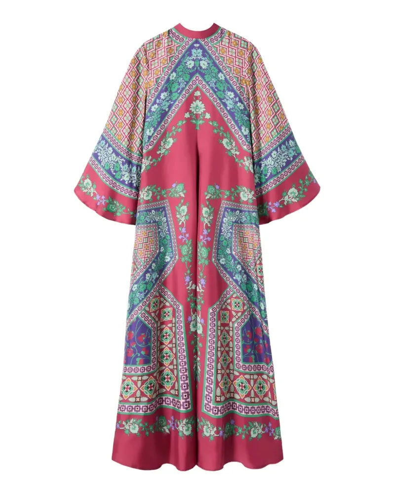 La DoubleJ Magnifico Maxikleid mit Blumenmuster - Rot Rot