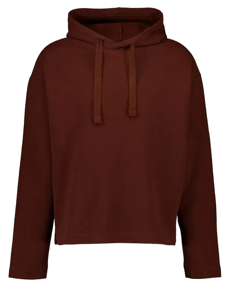 Christophe Lemaire Cropped-Hoodie - Braun Braun