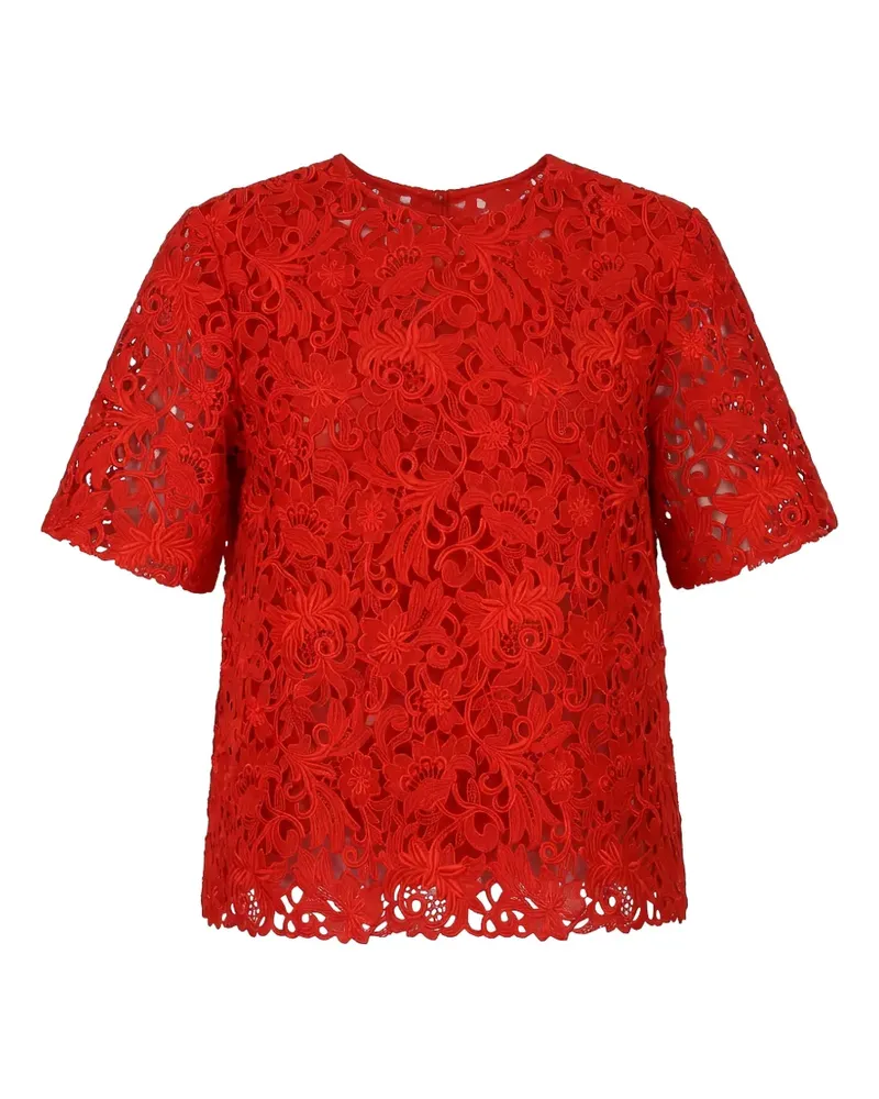 Valentino Garavani crew-neck top - Rot Rot