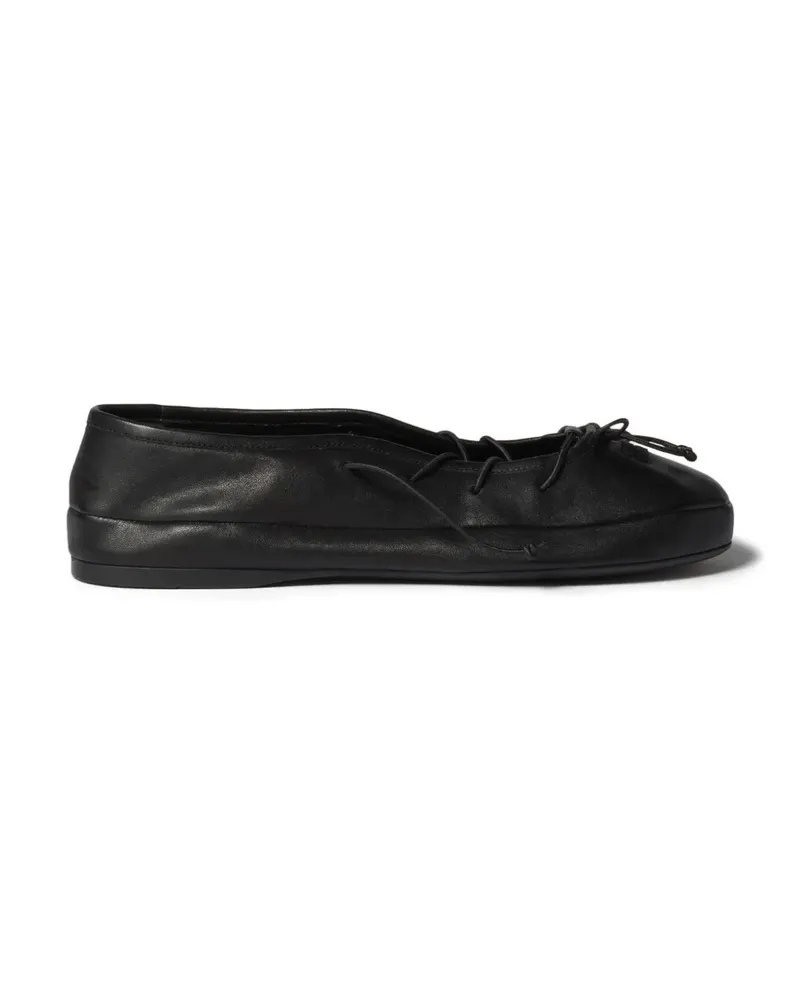 Miu Miu nappa leather ballerinas - Schwarz Schwarz