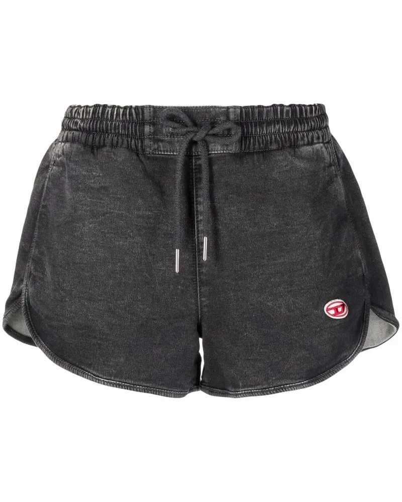 Diesel Shorts mit Logo - Schwarz Schwarz