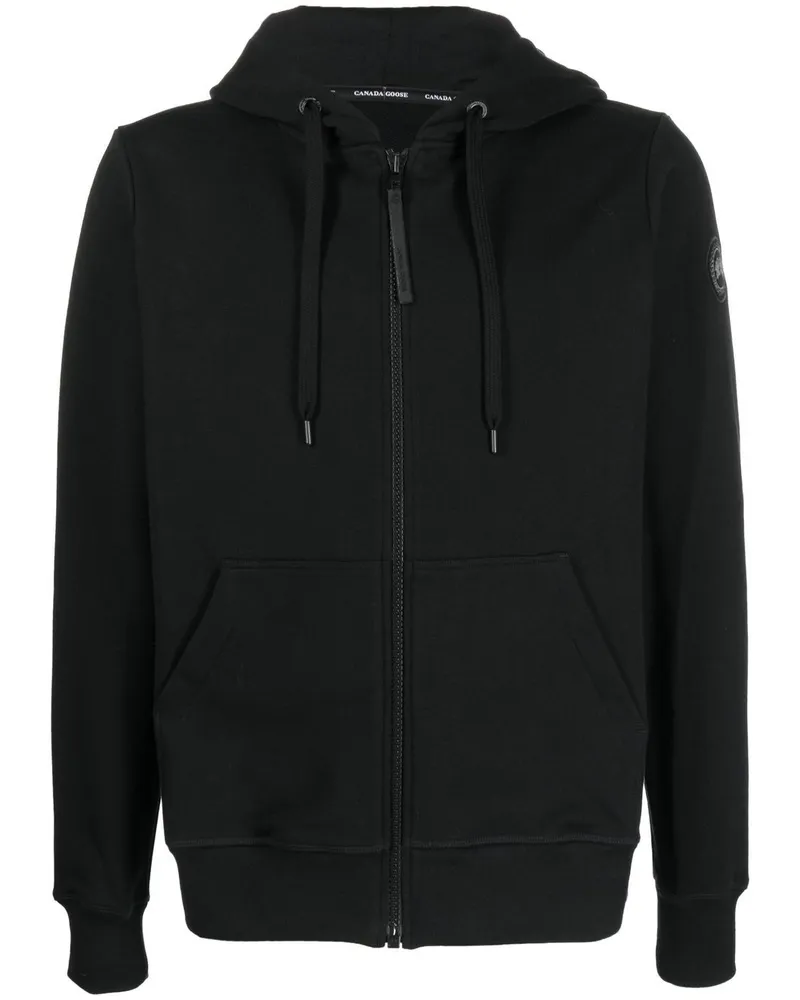 Canada Goose Kapuzenjacke mit Reißverschluss - Schwarz Schwarz
