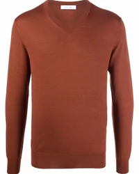 Cruciani Pullover aus Kaschmir-Seidengemisch Orange