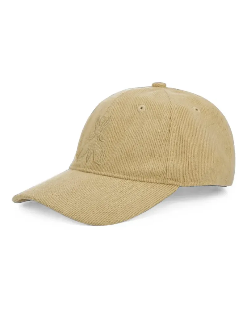 Patrizia Pepe Fly corduroy baseball cap - Nude Nude