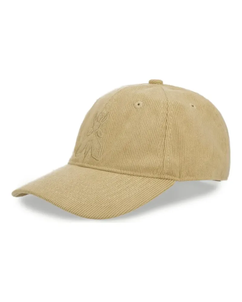 Patrizia Pepe Fly Baseballkappe aus Cord - Nude Nude