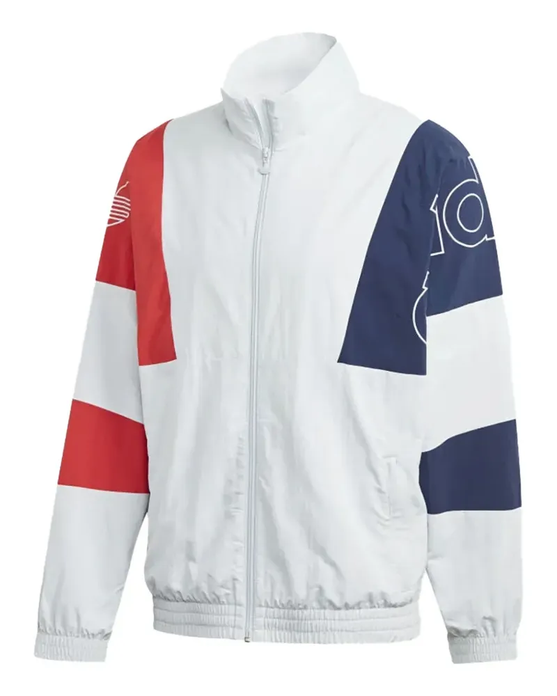 adidas Festive Jacke mit Reißverschluss - Weiß Weiß