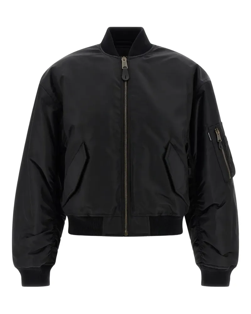 Balenciaga Wattierte Standard Bomberjacke - Schwarz Schwarz