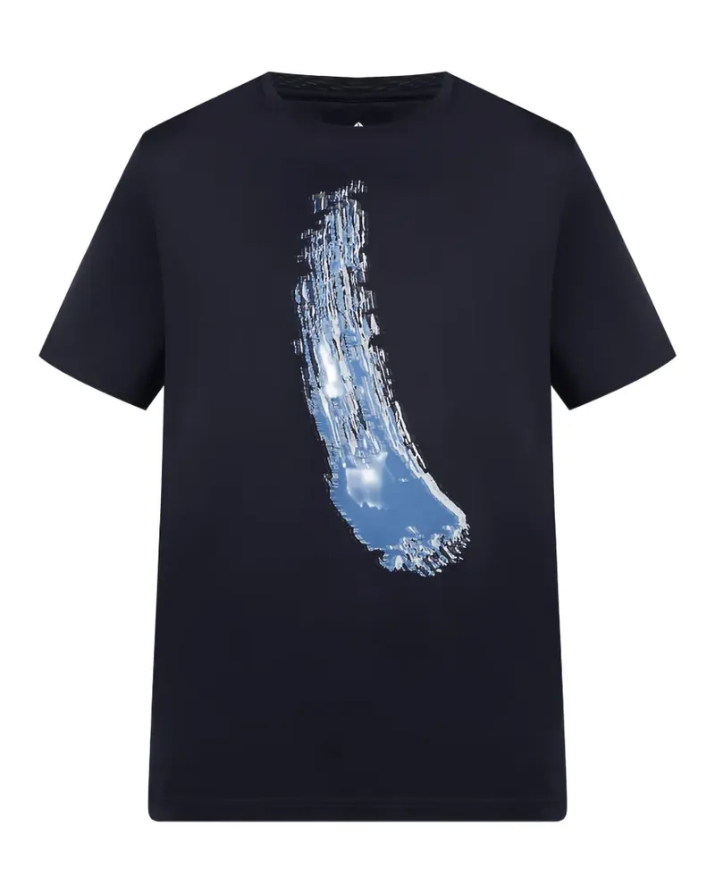 Pal Zileri T-Shirt mit grafischem Print - Blau Blau