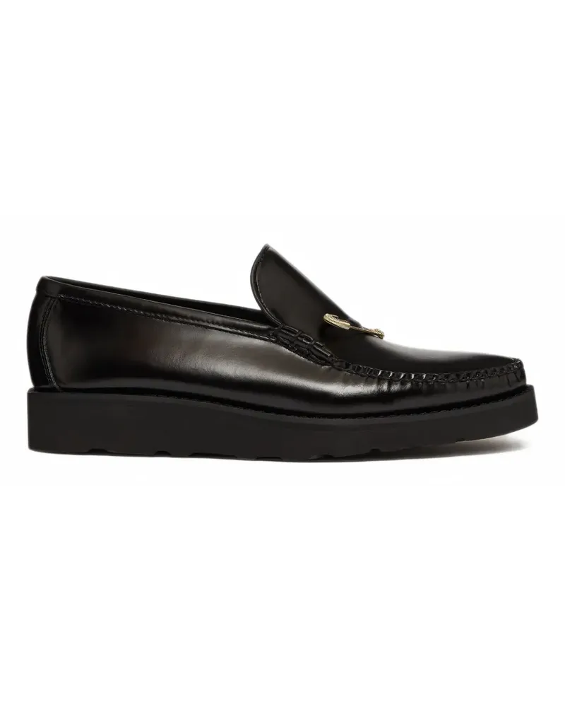 G.H. Bass & Co. x Woburn Walk Cobra Wedge Venetian loafers - Schwarz Schwarz