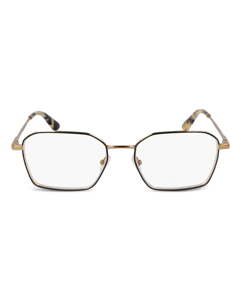 Calvin Klein Brille mit geometrischem Gestell - Gelb Gelb