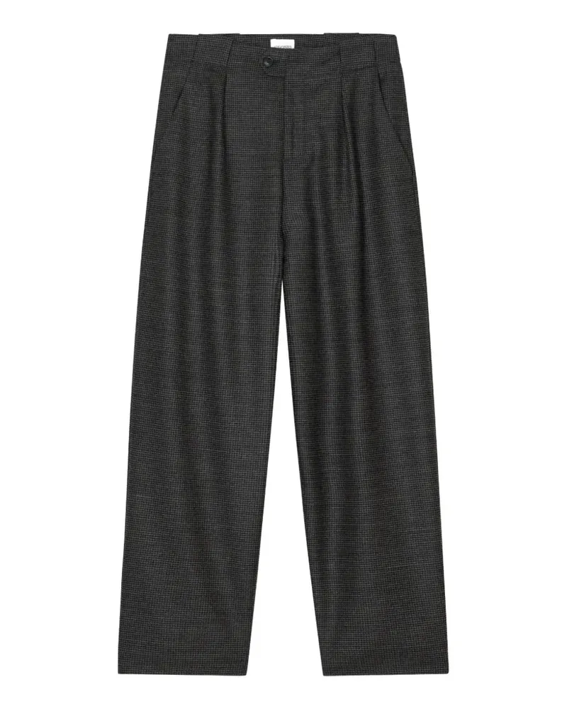 Closed Mawson houndstooth-pattern trousers - Grau Grau