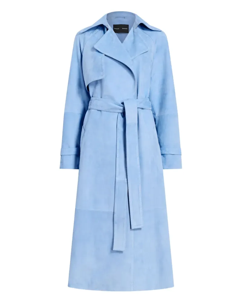 Proenza Schouler Ramona Mantel - Blau Blau