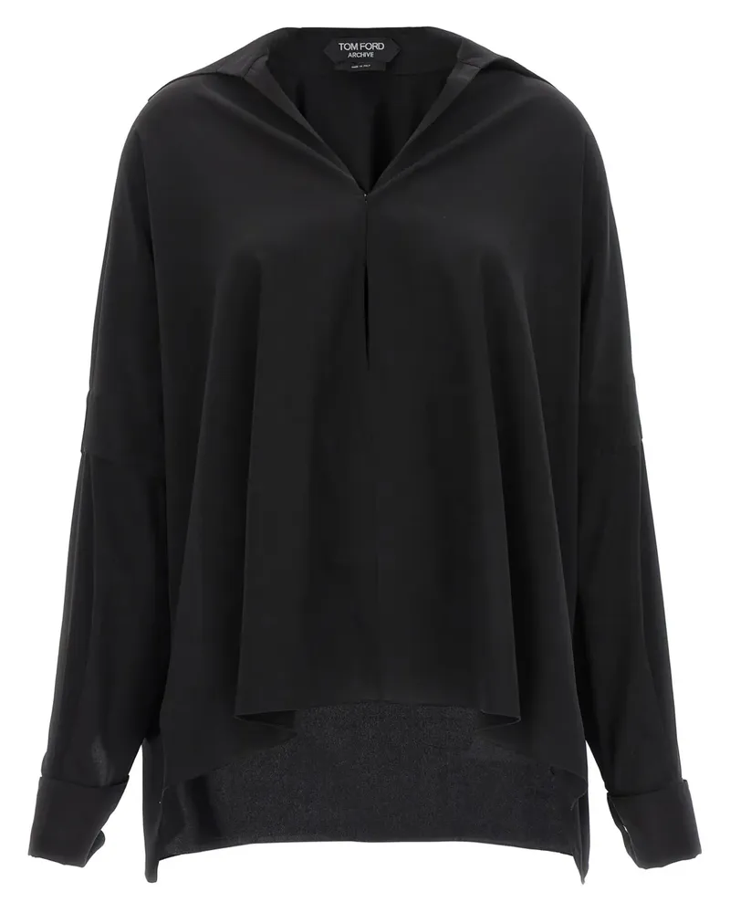 Tom Ford Hemd mit lockerem Schnitt - Schwarz Schwarz
