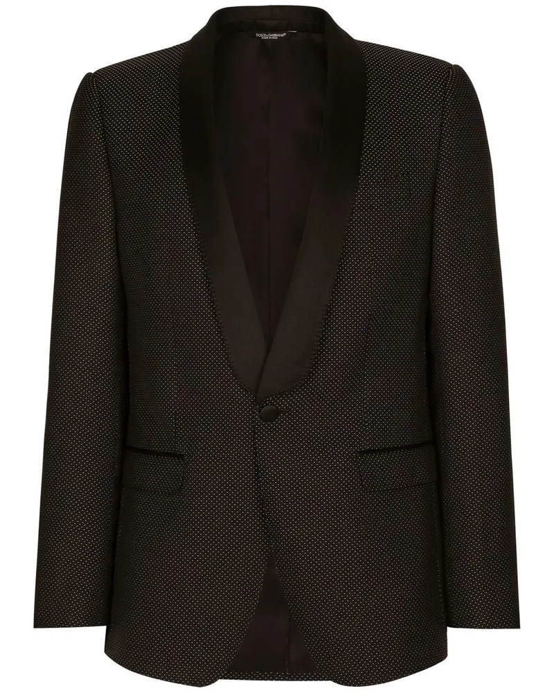 Dolce & Gabbana Anzug mit Martini-Fit - Schwarz Schwarz