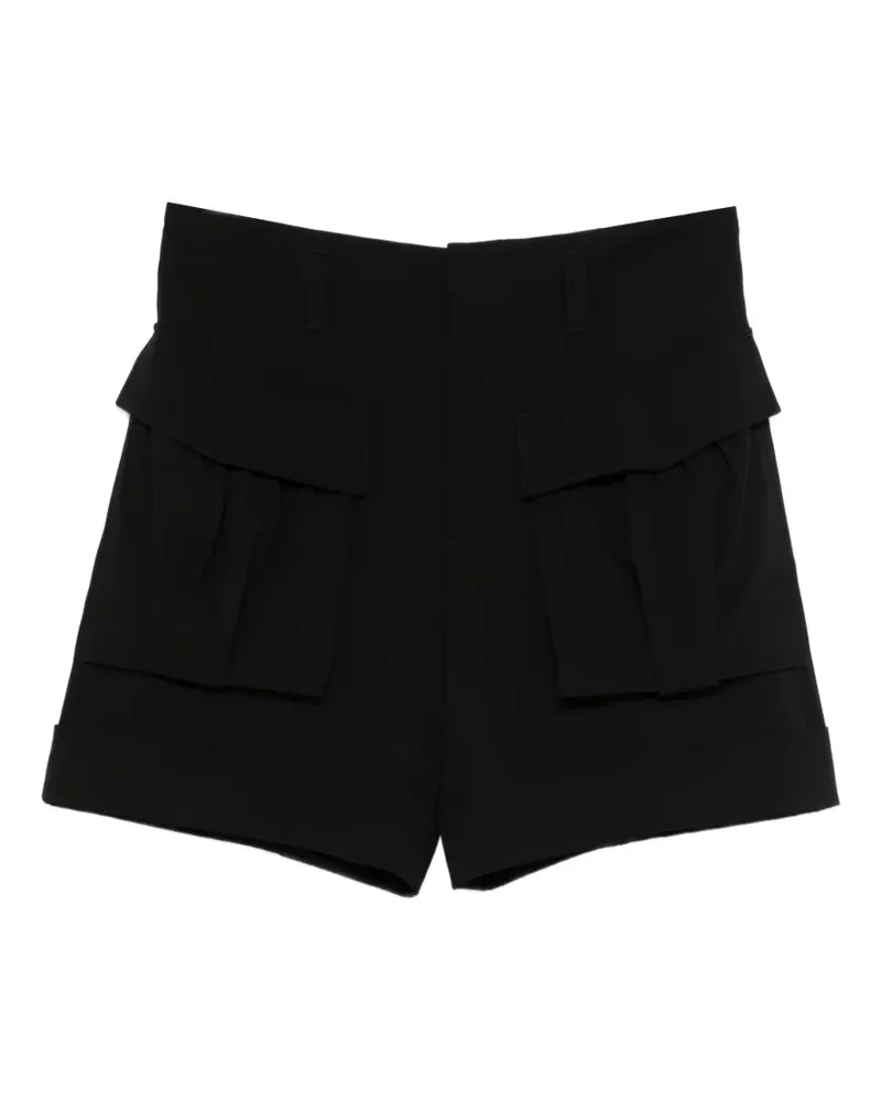 Lanvin Cargo-Shorts mit Gürtel - Schwarz Schwarz