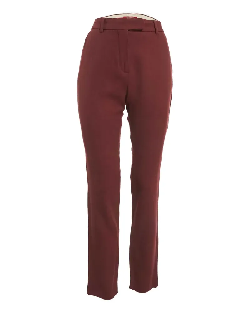 Max Mara Klassische Hose - Rot Rot