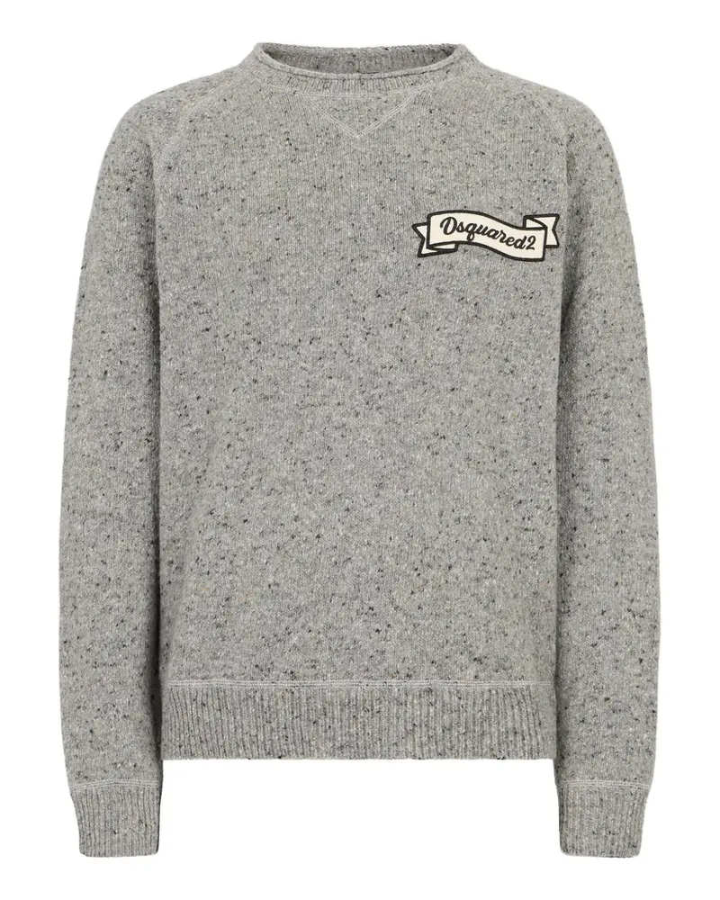 Dsquared2 Gestrickter Pullover - Grau Grau