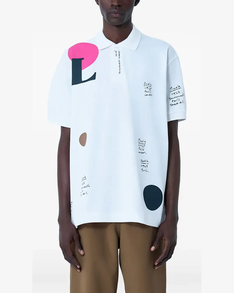 Lacoste Poloshirt mit Logo - Weiß Weiß