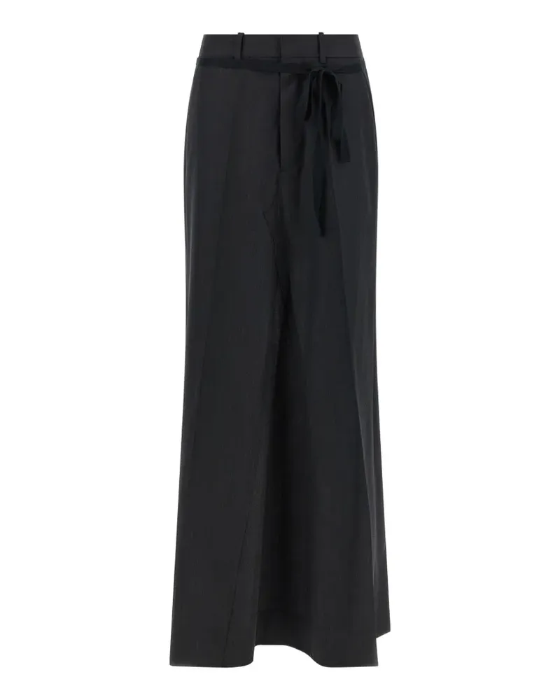 Maison Margiela frayed hem skirt - Schwarz Schwarz