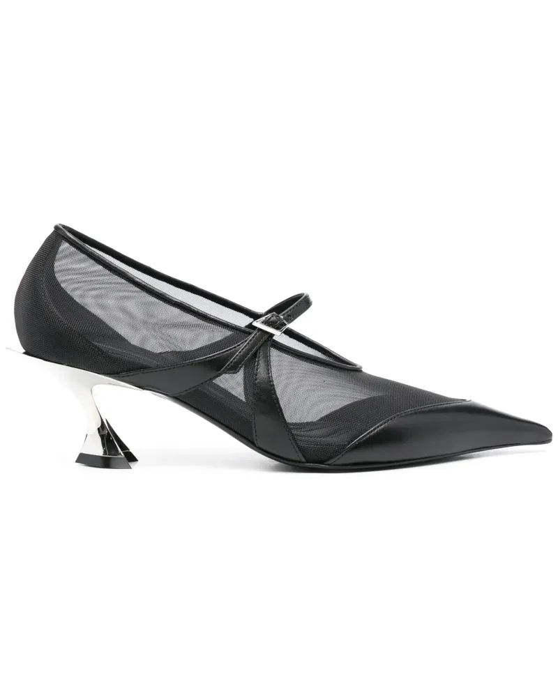 Thierry Mugler Fang Pumps 65mm - Schwarz Schwarz