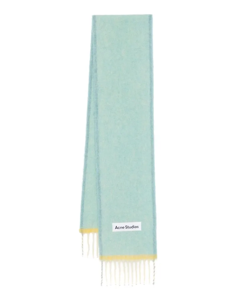 Acne Studios Schal mit Fransen - Blau Blau