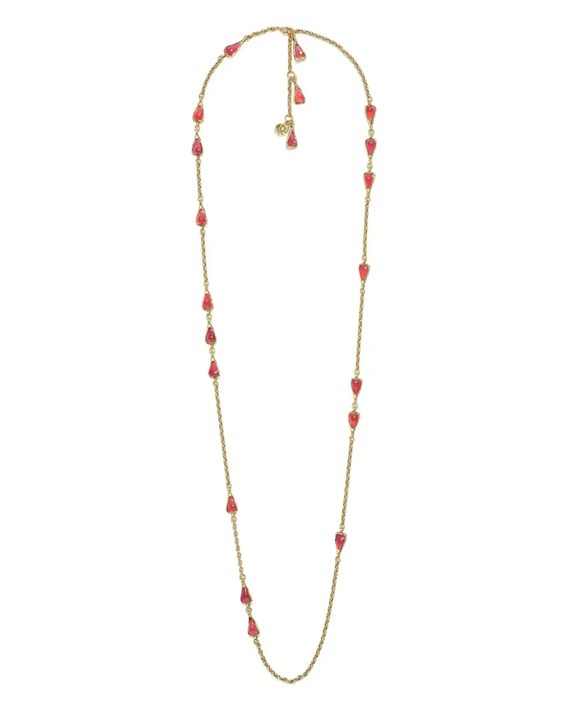 Goossens Paris Lange Pétales Halskette - Gold Gold