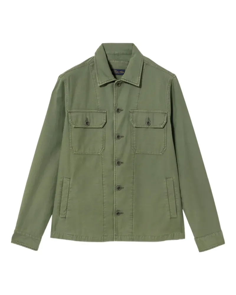Brooks Brothers Klassische Hemdjacke - Grün Grün