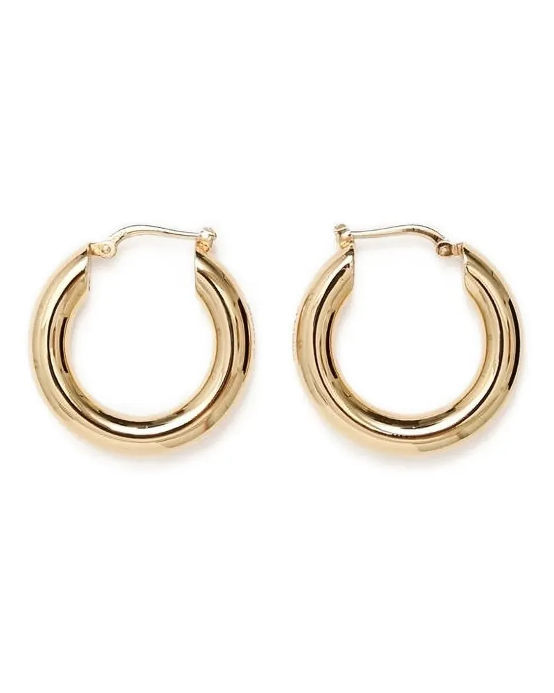 Jil Sander Ohrringe mit Logo - Gold Gold
