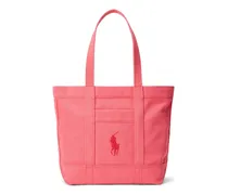 Shopper mit Logo-Stickerei - Rosa