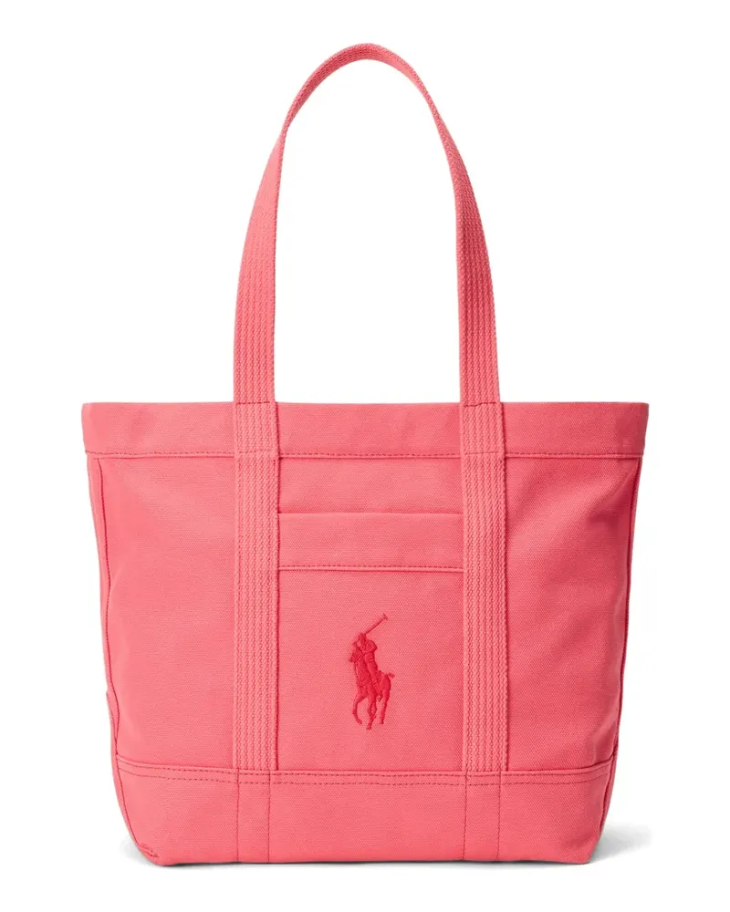 Ralph Lauren Shopper mit Logo-Stickerei - Rosa Rosa