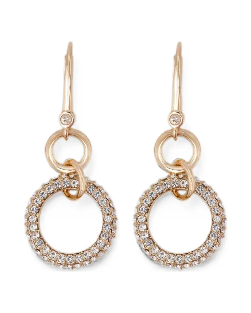 DKNY Hailey crystal-embellished drop earrings - Gold Gold