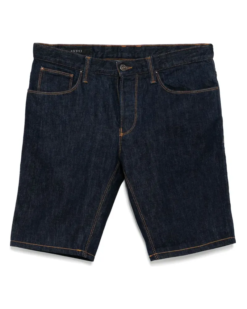Gucci Klassische Jeans-Shorts - Blau Blau