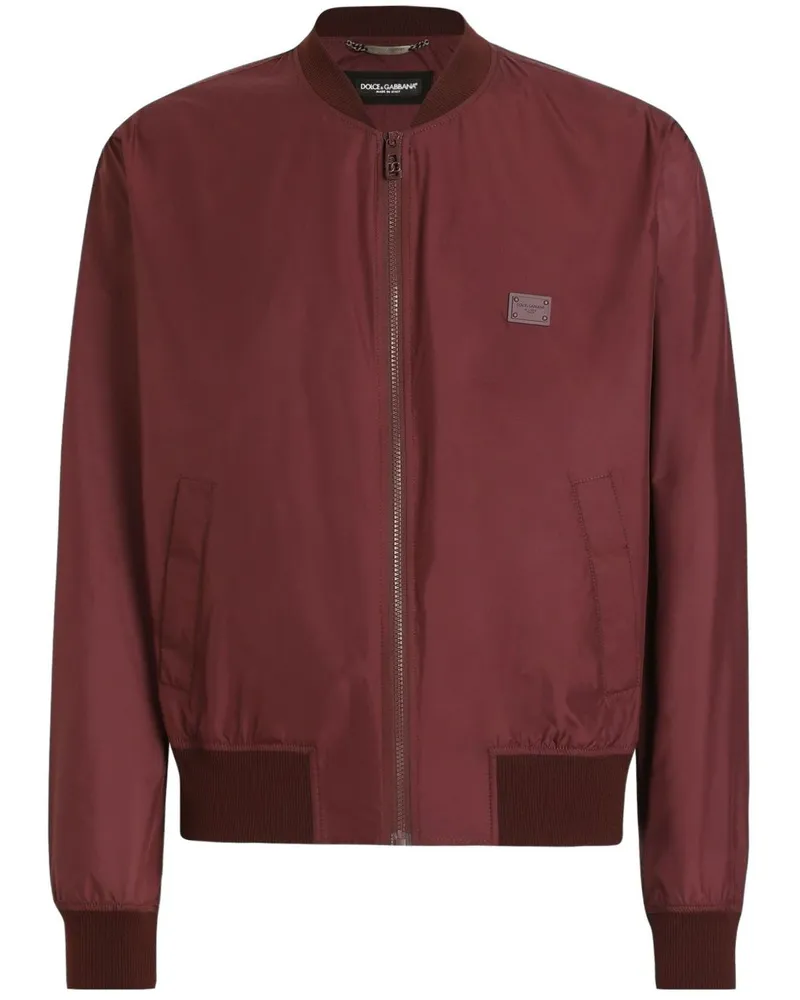 Dolce & Gabbana Bomberjacke mit Reißverschluss - Rot Rot