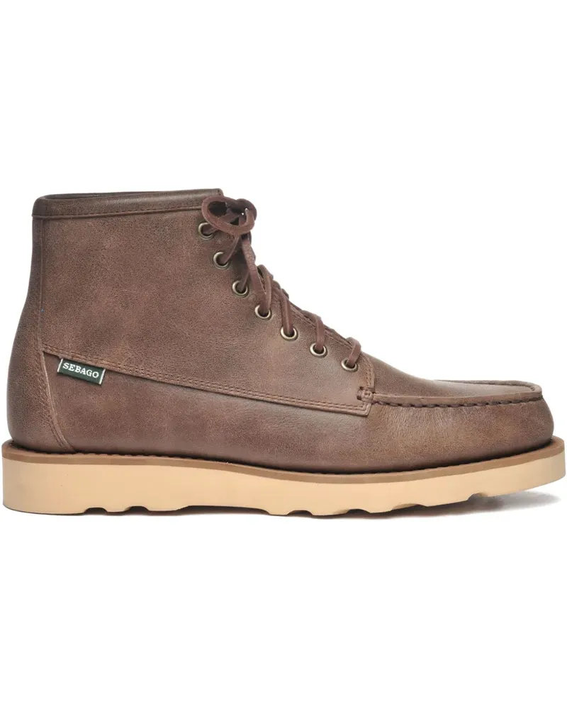 Sebago lace-up leather boots - Braun Braun