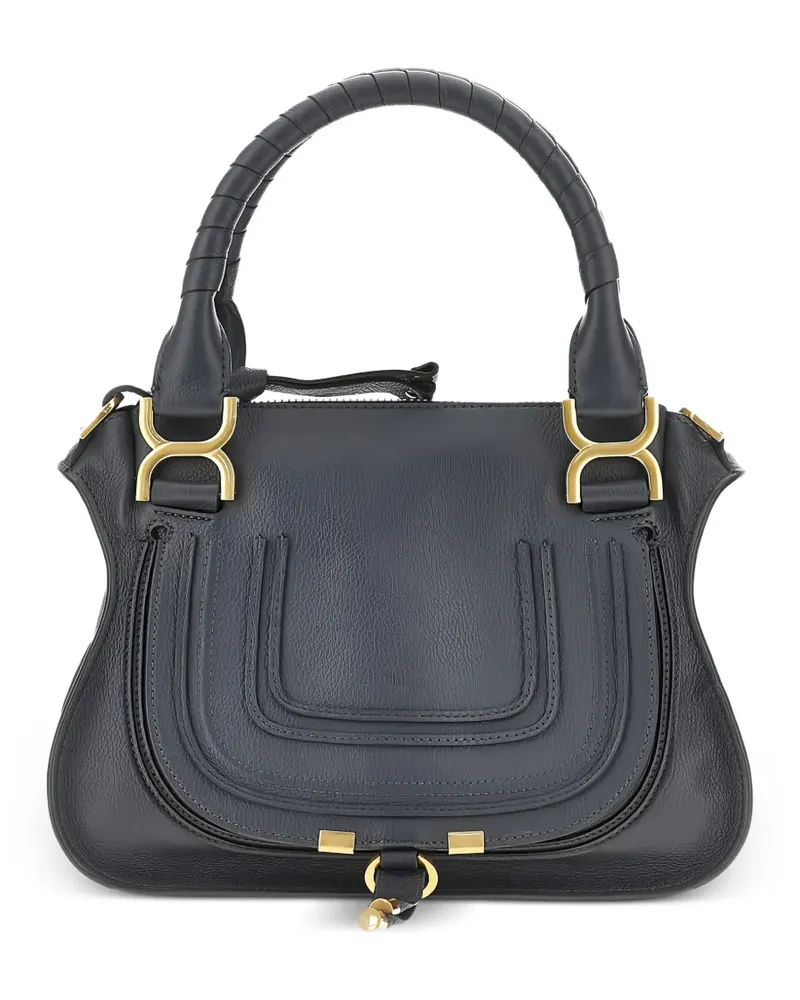 Chloé small Marcie leather tote bag - Blau Blau