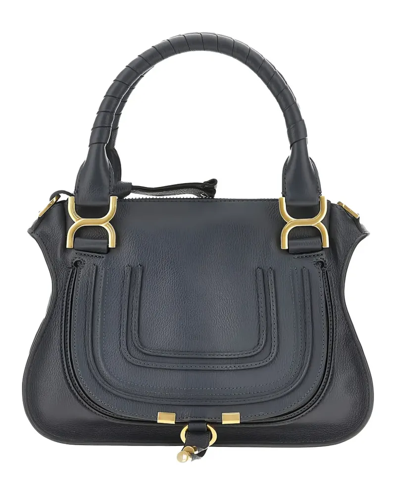Chloé small Marcie leather tote bag - Blau Blau