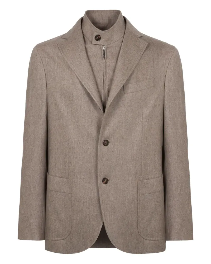Slowear Doppelreihiger Blazer - Braun Braun