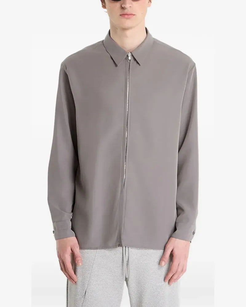 Post Archive Faction zip shirt - Grau Grau