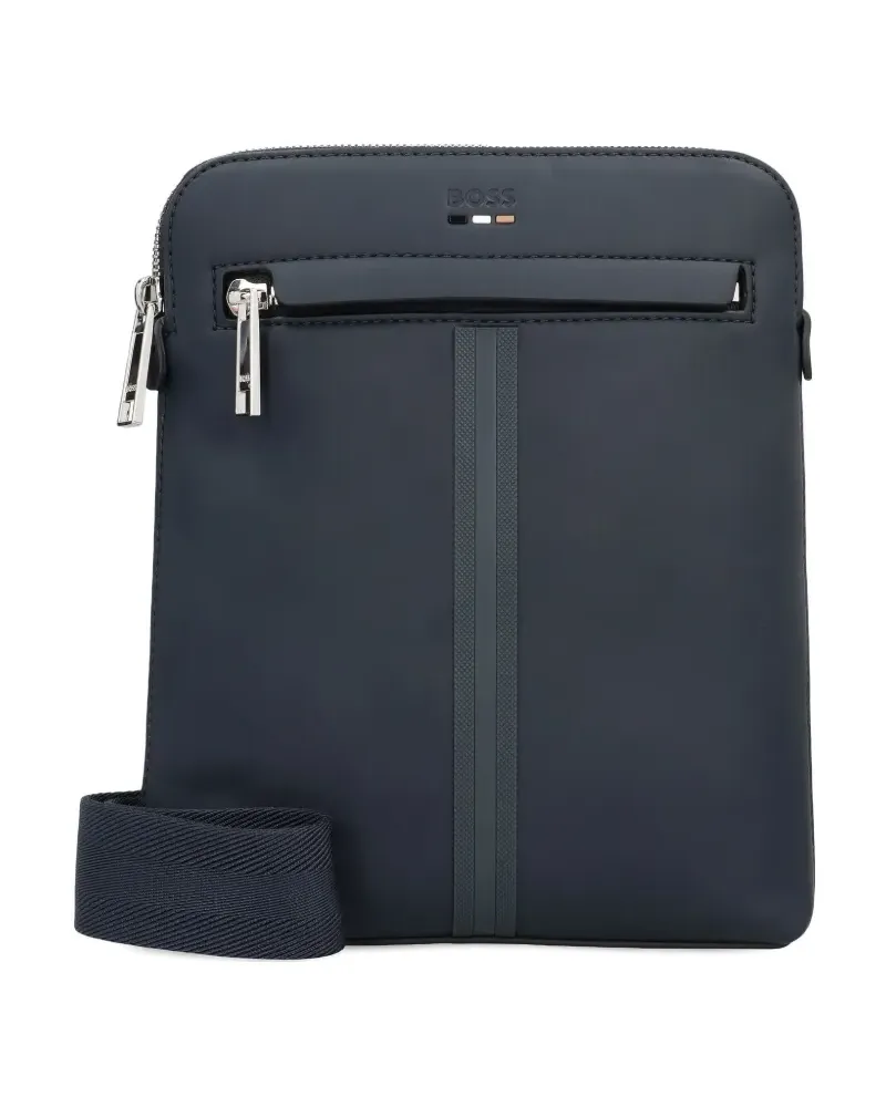 HUGO BOSS Schultertasche mit Reißverschluss - Blau Blau