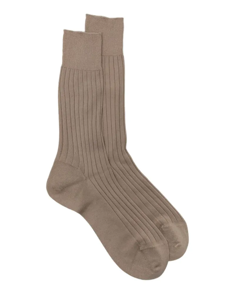 Ermenegildo Zegna Deluxe socks - Nude Nude